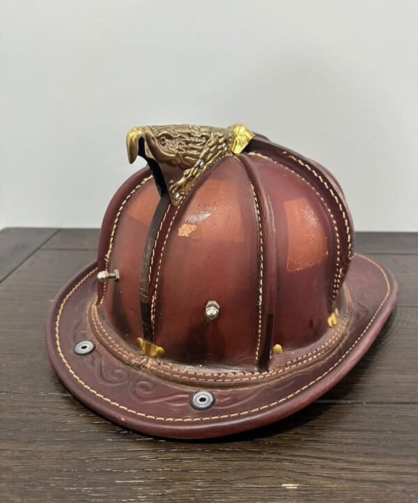2019 Cairns N5A New Yorker Natural Leather Fire Helmet