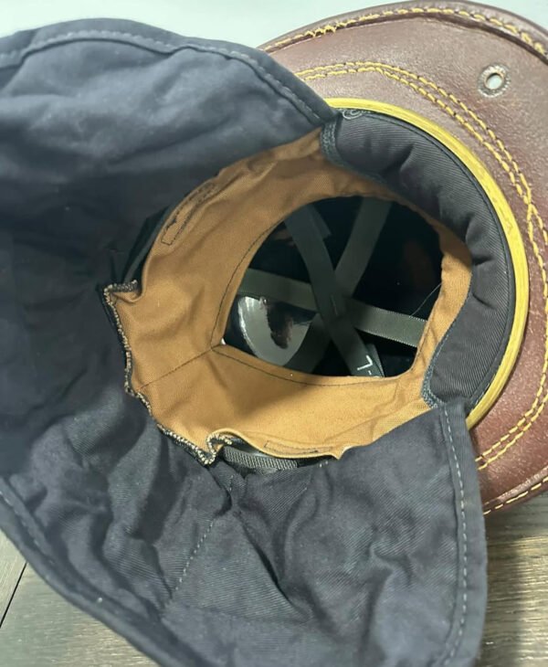 2019 Cairns N5A New Yorker Natural Leather Fire Helmet - Image 7