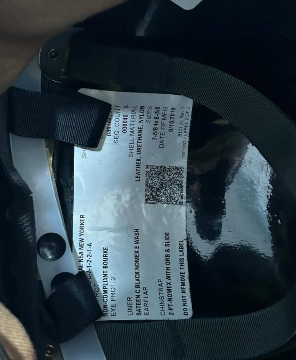2019 Cairns N5A New Yorker Natural Leather Fire Helmet - Image 8