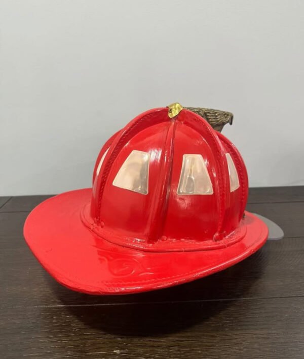 Cairns N5A New Yorker Leather Fire Helmet. - Image 4