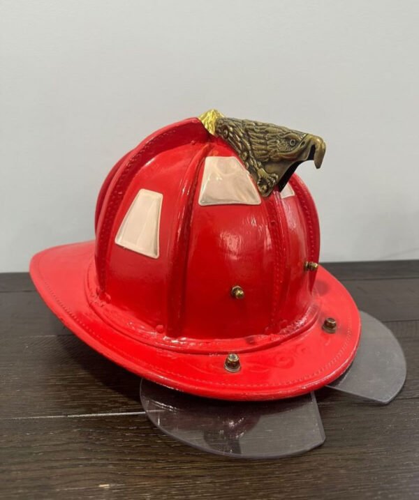 Cairns N5A New Yorker Leather Fire Helmet. - Image 6