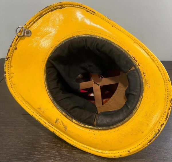 Cairns 5A Leather Fire Helmet – MFG 1979 – Good Condition - Image 6