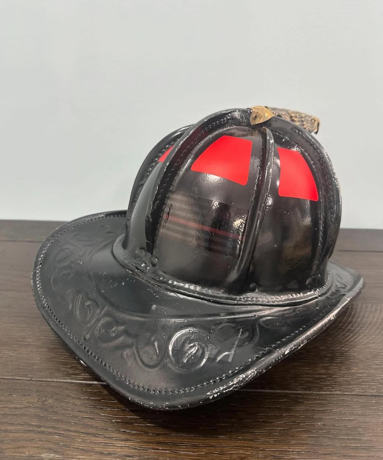 Cairns N5A New Yorker Leather Fire Helmet – MFG 2021 – New - Image 4