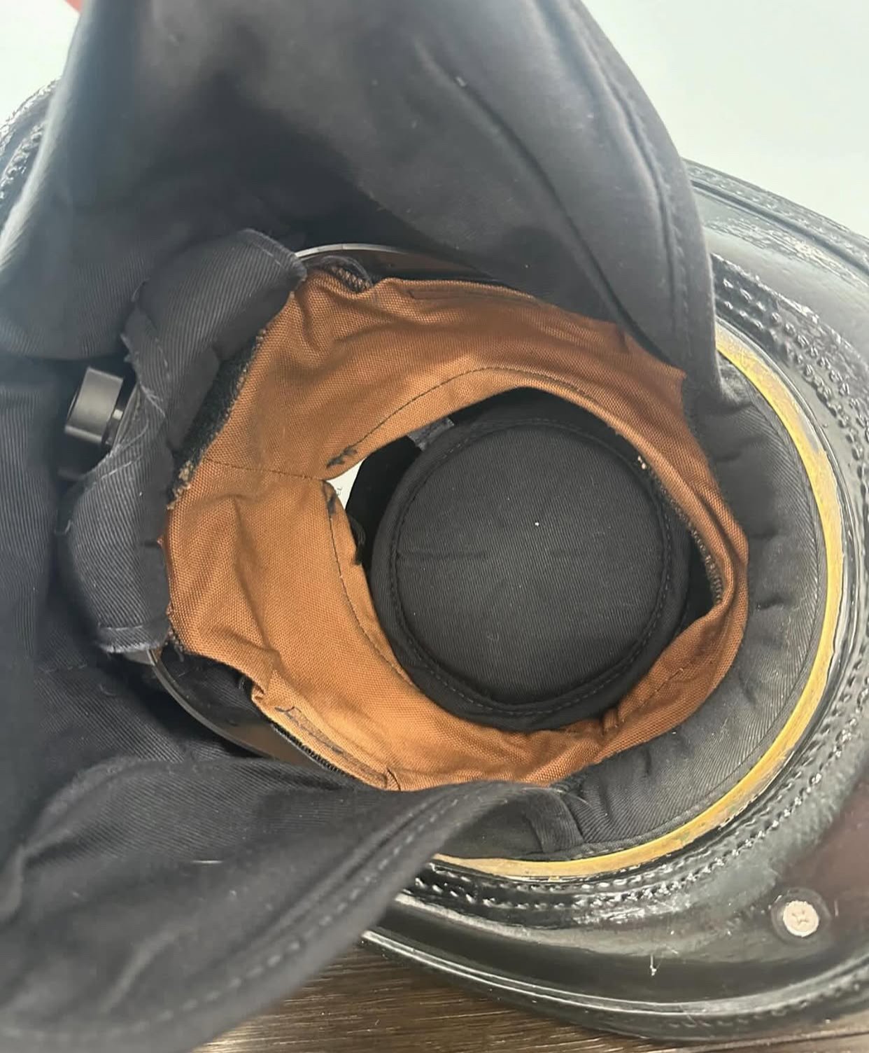 Cairns N5A New Yorker Leather Fire Helmet – MFG 2021 – New - Image 7