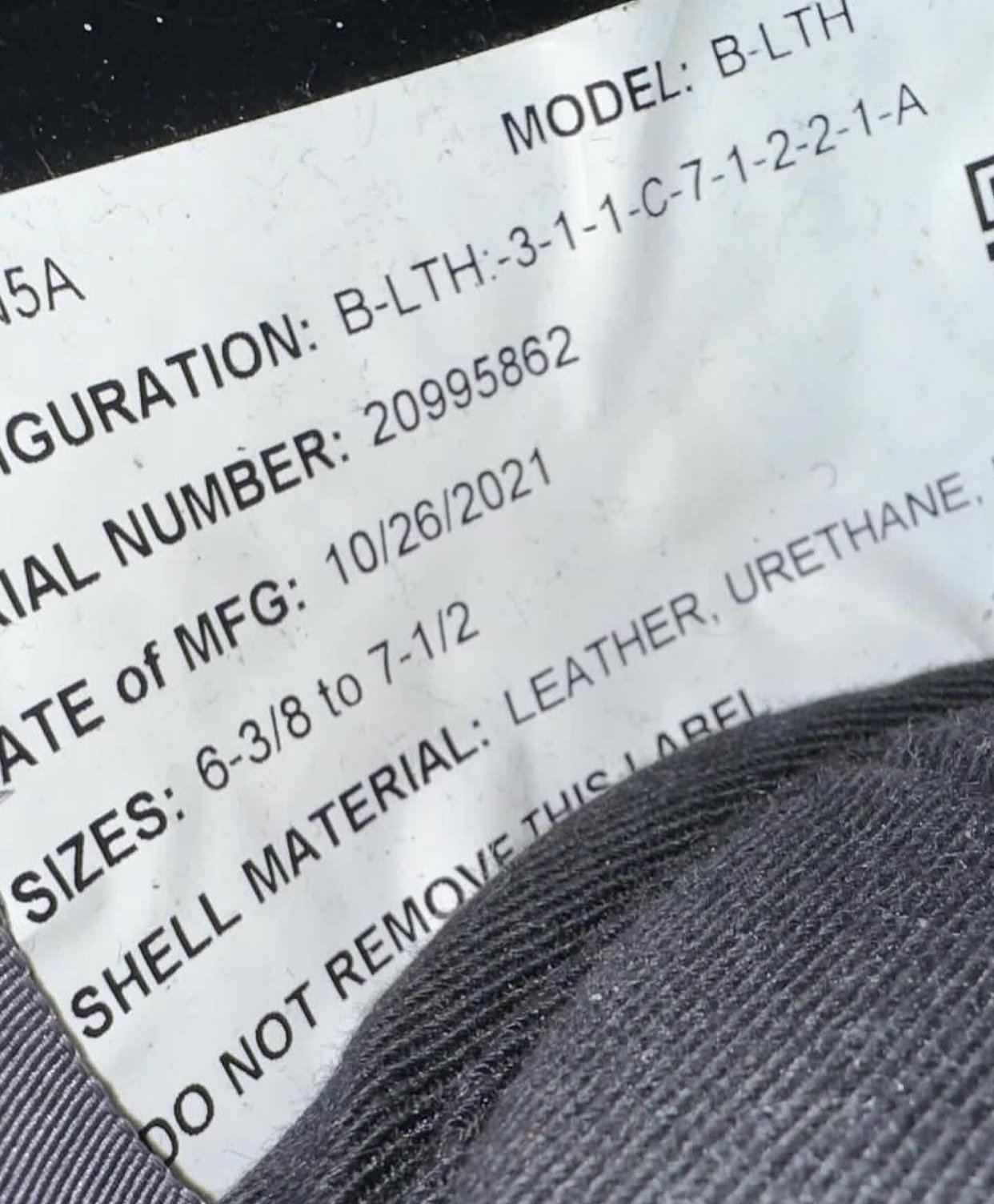 Cairns N5A New Yorker Leather Fire Helmet – MFG 2021 – New - Image 8