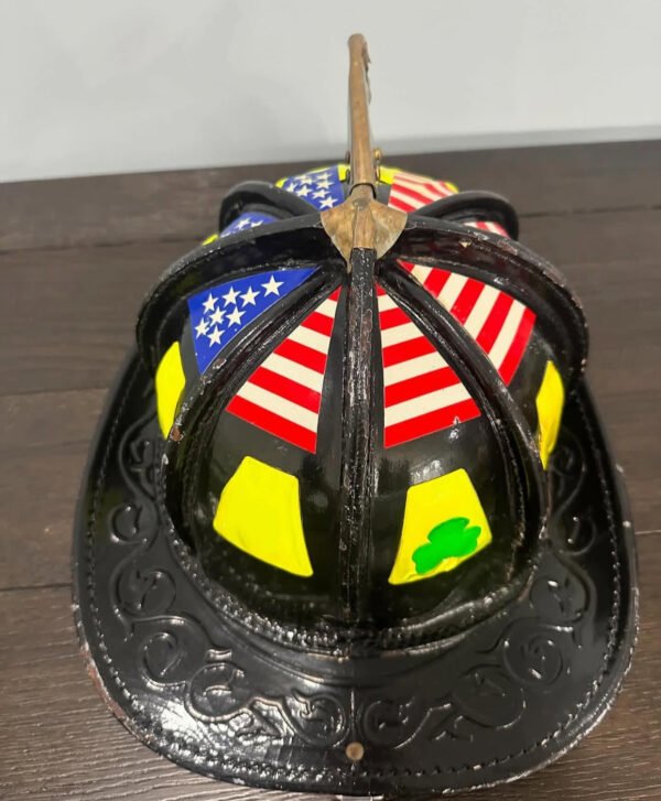 Cairns N5A New Yorker Leather Fire Helmet - Image 3