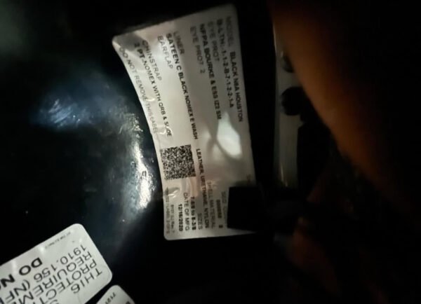 Large Cairns N6A leather fire helmet – Large – MFG 2020 – Good Condition - Image 6