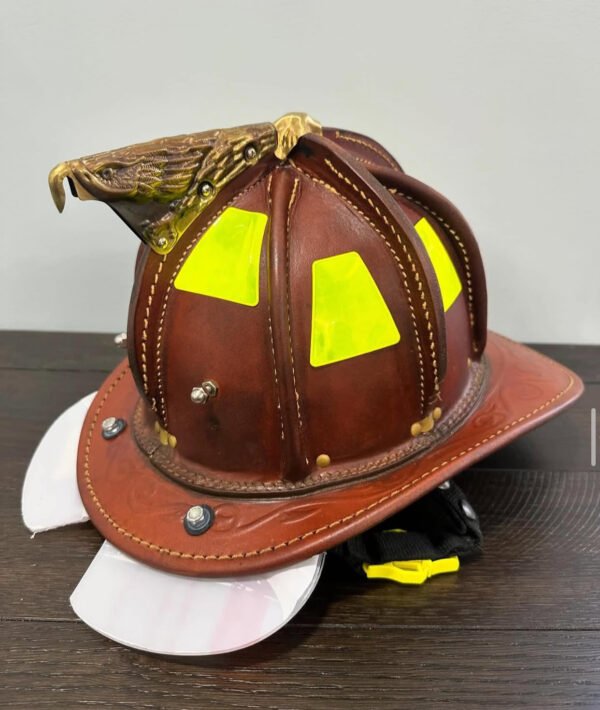 NEW Cairns N5A New Yorker Leather Fire Helmet.